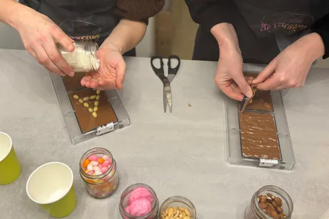 Lille: atelier de fabrico de chocolate