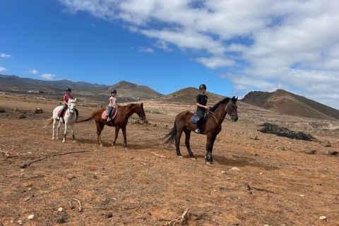 Een uur paardrijden op Gran Canaria