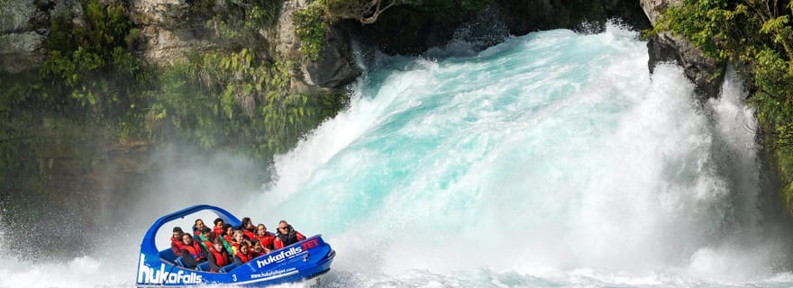 Taupō : Chutes de Huka : 30 minutes de jet boat