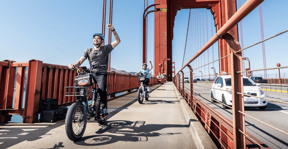 Selbstgeführte Radtour in San Francisco mit Fahrradverleih und Fähre