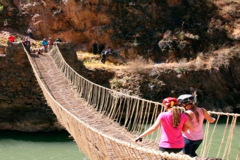 Depuis Cusco : Pont Inca de Qeswachaka | Volcan Pabellones |visite du pont de qeswachaka