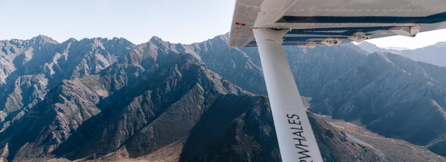 Kaikoura : Observation des baleines en vol prolongé et excursion dans les montagnes