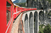 Dalla stazione ferroviaria di Colico, biglietto del treno Bernina - Housity