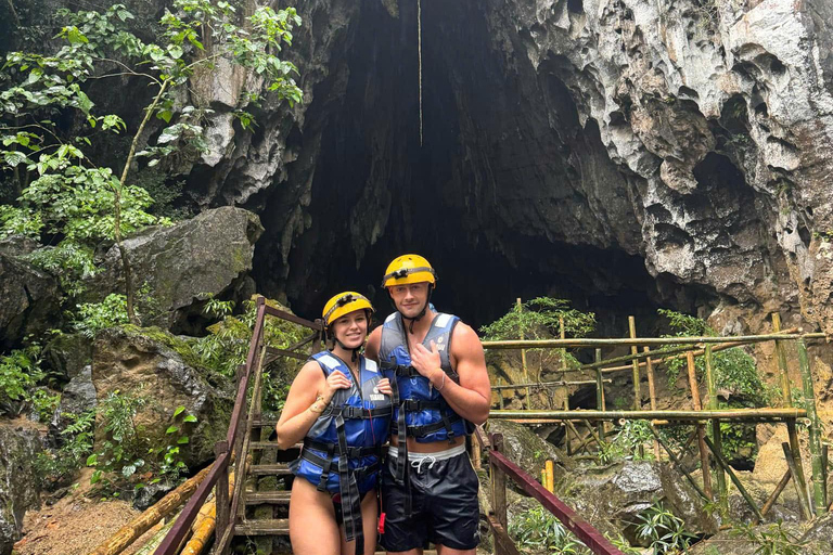 Phong Nha: Zipline Dark Cave & Paradise Cave Exploration Option 4: Full Adventure Experience - Drop-off in Hue
