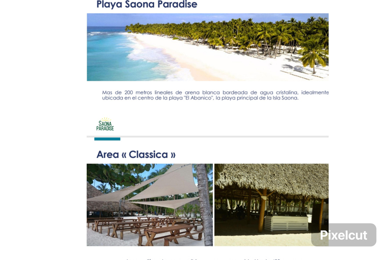 Saona Island Excursion: Vip Private Beach Area Exclusive for you Saona VIP