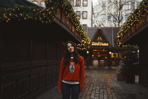 Fotoshooting auf dem Kölner Weihnachtsmarkt mit einem lokalem Fotografen