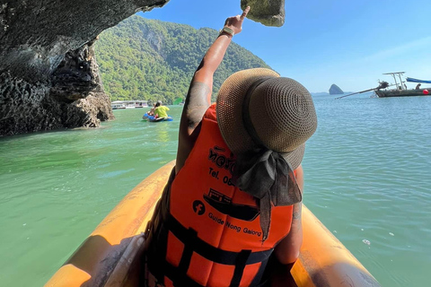 Khao Lak: Private Phang Nga Bay by Luxury Longtail Tour James Bond with Canoe