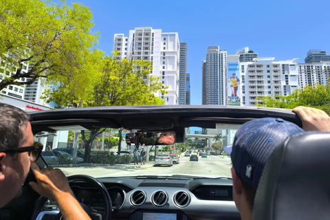 Miami: Private tour in a convertible Mustang in French