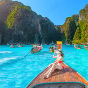 Phuket: Phi Phi, Maya Bay, Bamboo or Khai Island Speedboat Phuket: Phi Phi, Maya Bay, Bamboo or Khai Island Speedboat