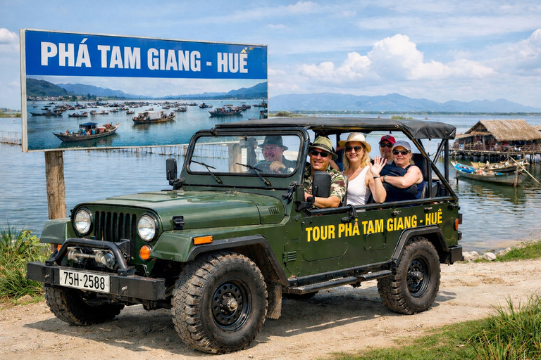 Hue Tour to Tam Giang Lagoon & Thuan An Beach by Jeep