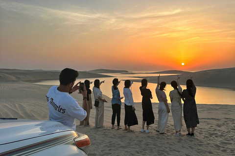 Doha: Sunrise Desert Safari to Inland Sea with Camel Ride