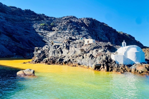 Santorini: Boottocht in Vulkaan, Warmwaterbronnen en Thirassia