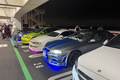 Tokyo JDM Tour: Daikoku PA (getunte JDM-Autos, Skyline GTR, RX7)JDM-Auto-Tuning-Erlebnis