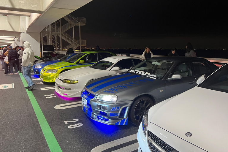 Tokyo JDM Tour: Daikoku PA (getunte JDM-Autos, Skyline GTR, RX7)JDM-Auto-Tuning-Erlebnis