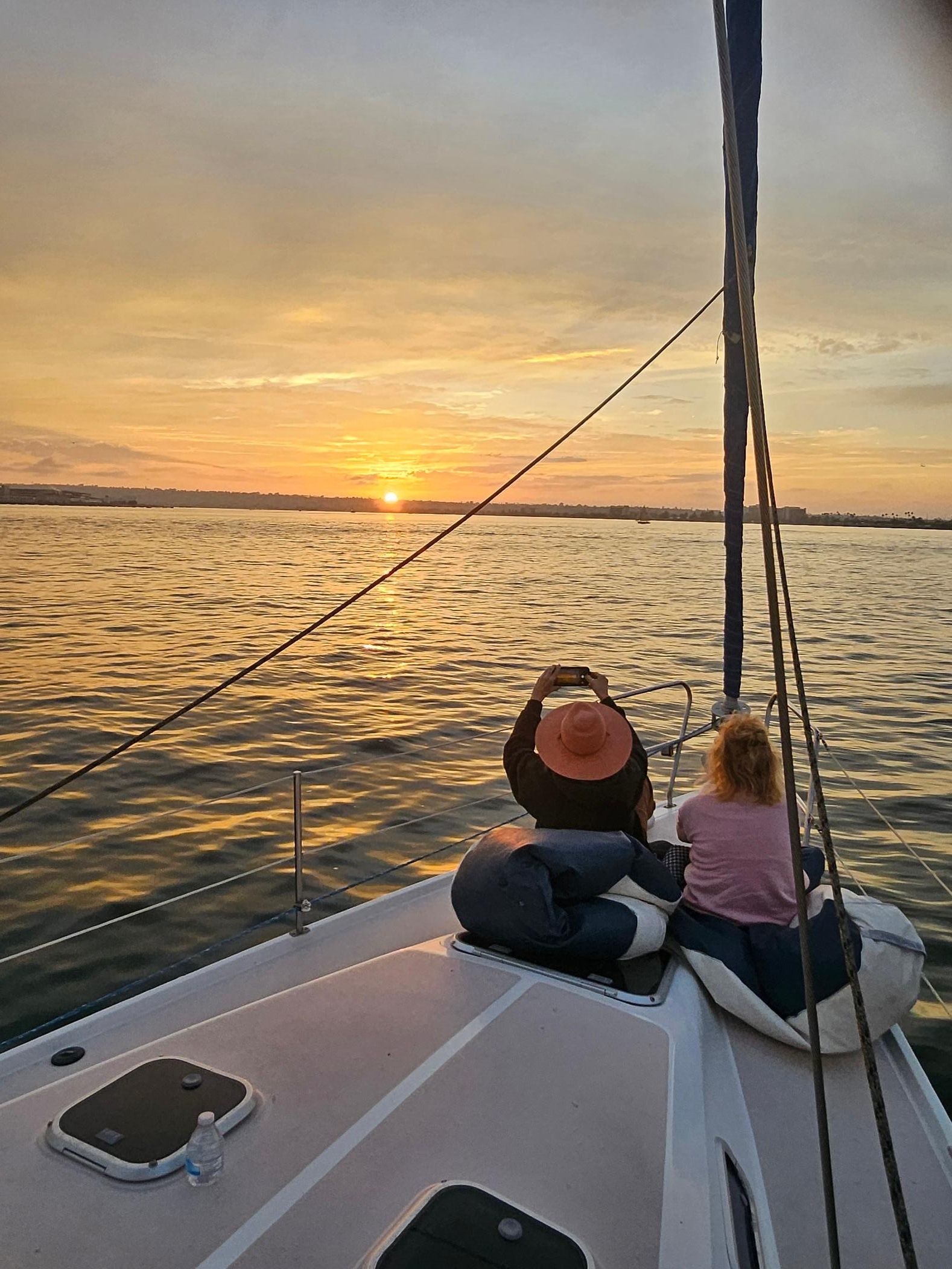 San Diego: San Diego Bay Sonnenuntergang und Segeln bei Tag