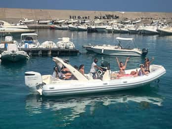 Palermo: 9-hour dinghy tour, snorkel masks, drinks and snacks