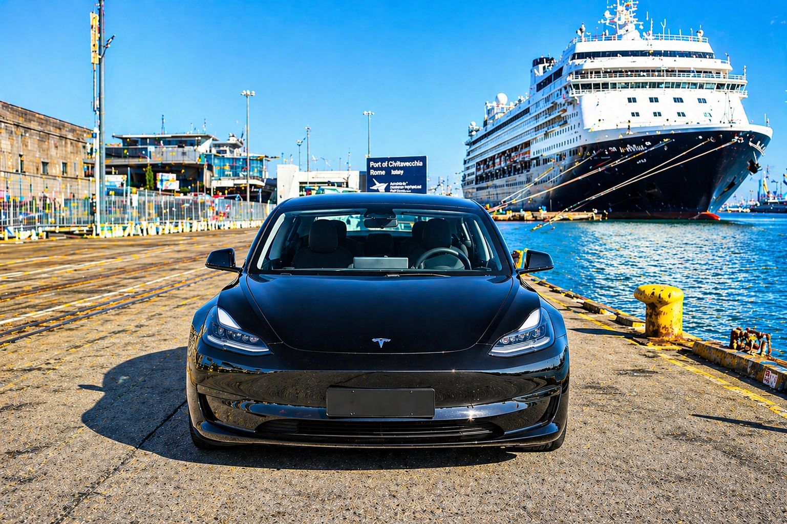Privater Transfer ab Hafen Civitavecchia nach Rom/Flughafen Rom