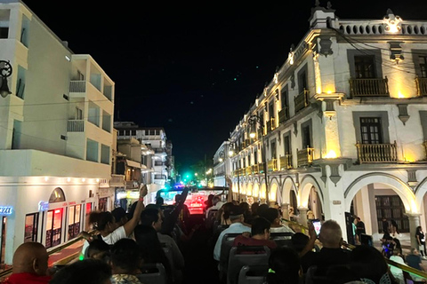 Veracruz: Nighttime Sightseeing Tour by Double-Decker Bus