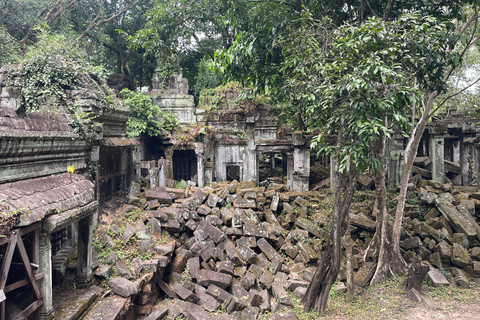 Beng Mealea Banteay Srei and Phnom Kulen Waterfall Day Tour Private-Tour