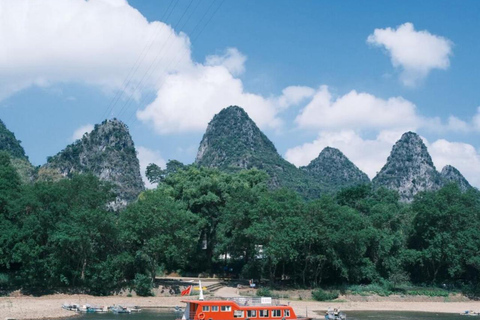 From Guilin: Li River Cruise, Yangshuo & Xianggong Hill Tour