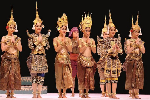 Spectacle d'Apsara avec dîner, prise en charge et retour inclus.