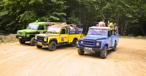 Kusadasi: VIP Jeep Safari to National Park Coves with BBQ