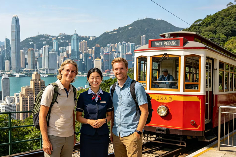Hong Kong: Airport Pickup & Half-Day Tour Before Check-In