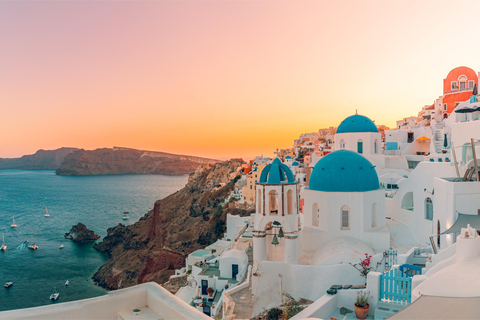 Santorin : Excursion à terre guidée avec transfert en bateau