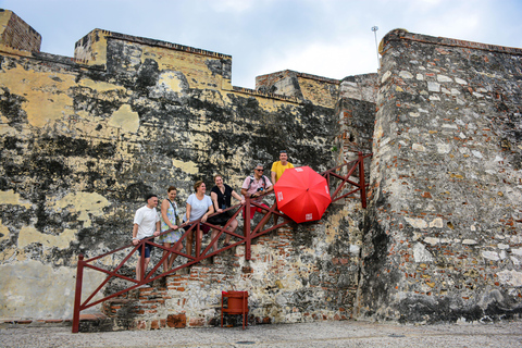 Gratis wandeltour naar kasteel San Felipe de Barajas in Cartagena