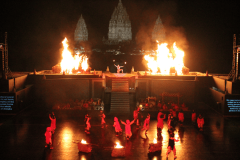 Scalata di Borobudur, tour di Prambanan e balletto di Ramayana