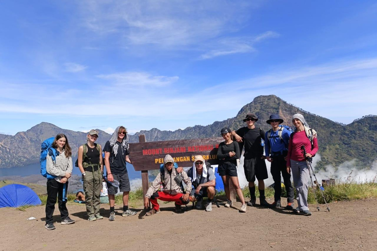 Mount Rinjani Crater Rim Trek with sunrise