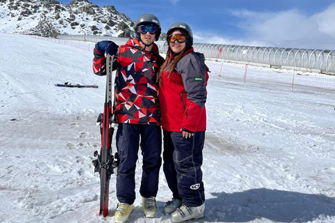 Randonnée à ski à Erciyes avec un entraîneur professionnel depuis la Cappadoce