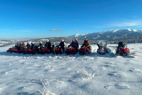 Zakopane Snowmobiles Ride, Bonfire &amp; Transfers from KrakowTwilight Trails: Snowmobiling Under the Stars