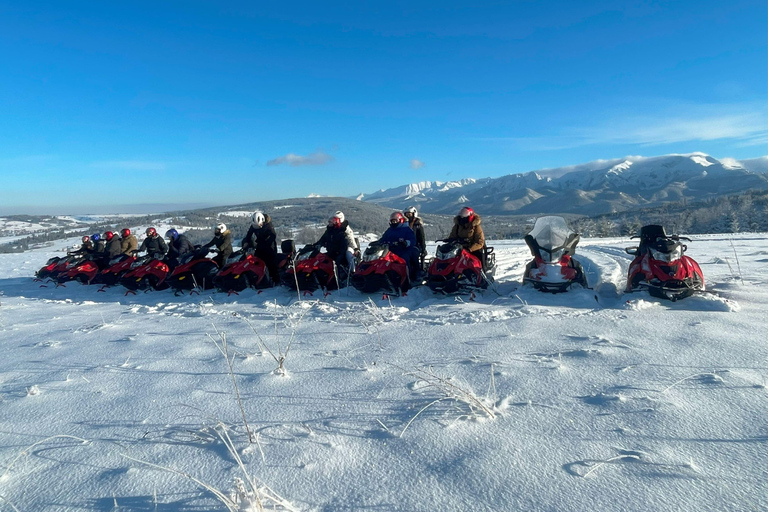 Zakopane Snowmobiles Ride, Bonfire &amp; Transfers from KrakowTwilight Trails: Snowmobiling Under the Stars