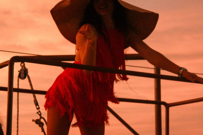 Rhodes Sunset Live DJ Boat Party with Transfer Entry Pass