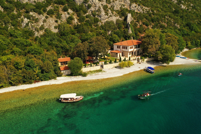 Ohrid: Lake Ohrid Full-Day Boat Tour with Swimming