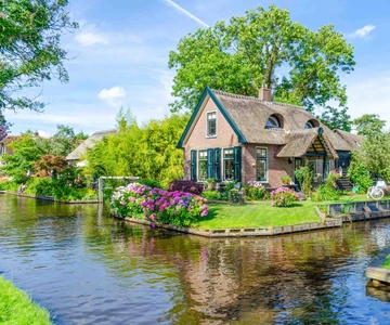 Vanuit Amsterdam: Privétour naar Giethoorn met privéboot