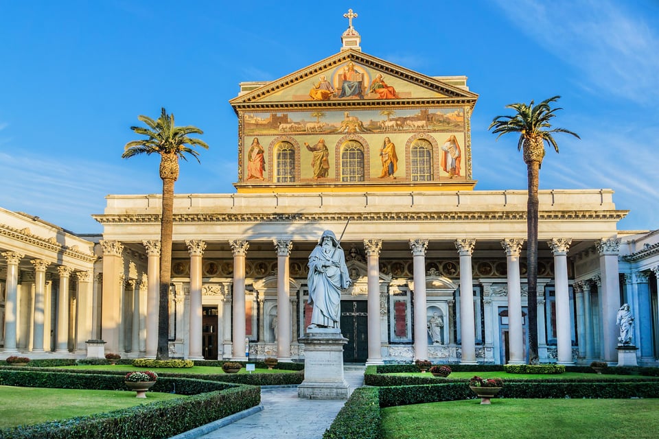 Rom: 3 päpstliche Basiliken Geführte Tour mit Minivan-Transfers Rom: 3 päpstliche ...