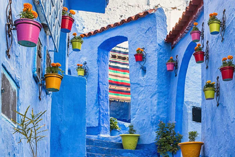 Lujo privado de Fez a Tánger 2 días 1 noche en Chefchaouen