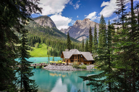 Visite du lac Emerald, du lac Louise, du canyon Johnston et de la ville de Banff