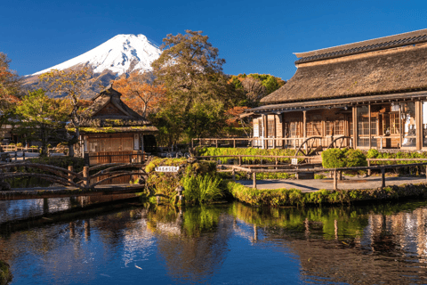 Tokio: Excursión al Monte Fuji, Hakone, Crucero, Teleférico y Oshino HakkaiSalida de la estación de Shinjuku a las 8:30 horas