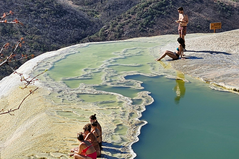 Hiking & Swimming at Hierve el Agua, Teotitlán & Mezcal Tour