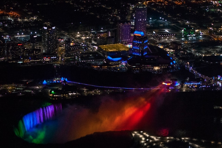 Wodospad Niagara, Kanada: doświadczenie helikoptera z nocami i światłamiWodospad Niagara, Kanada: przeżycie helikoptera z nocami i światłami