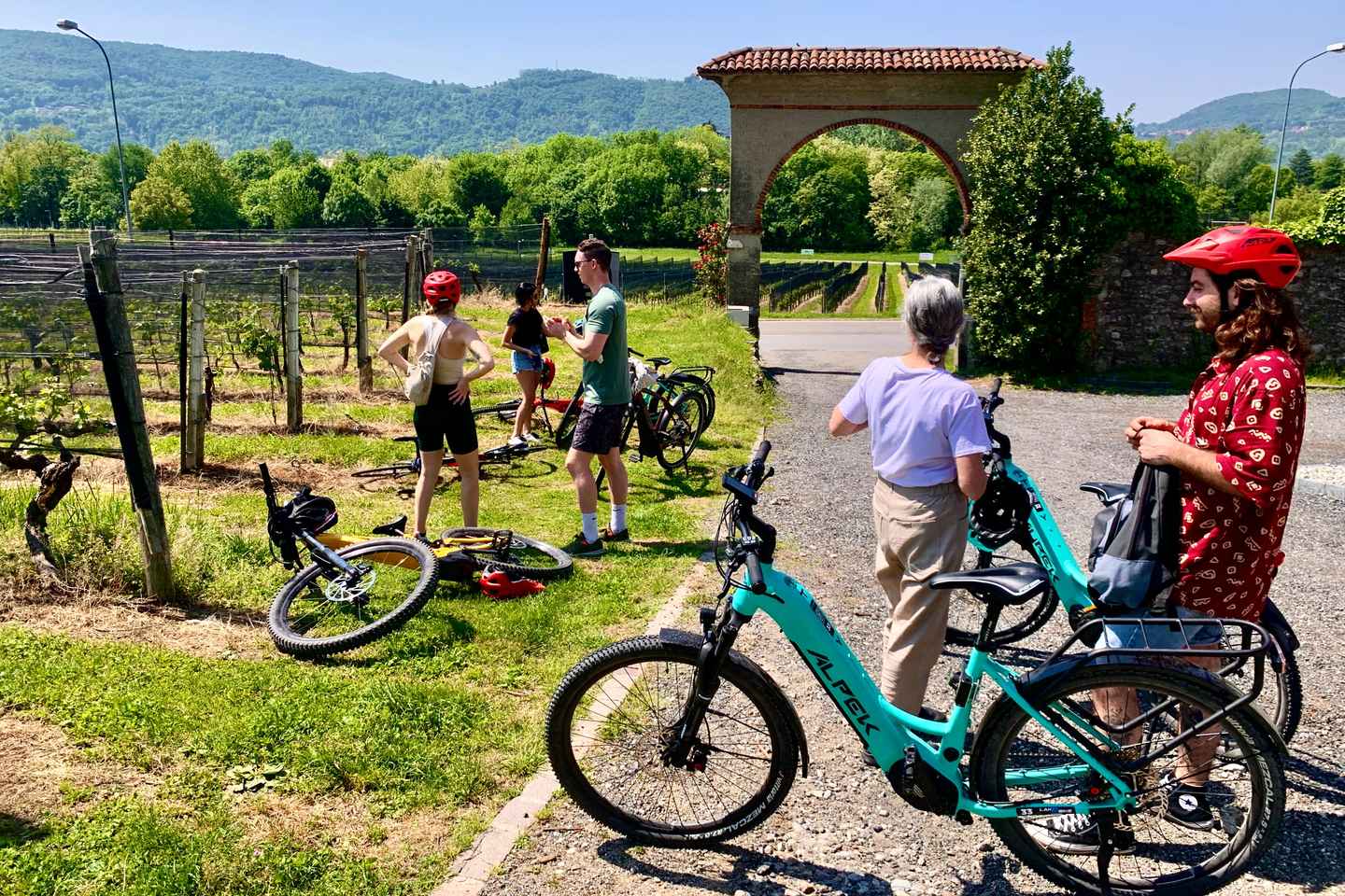 Como: Ebike ferð um Como-vatn og svissneskar vínekrur