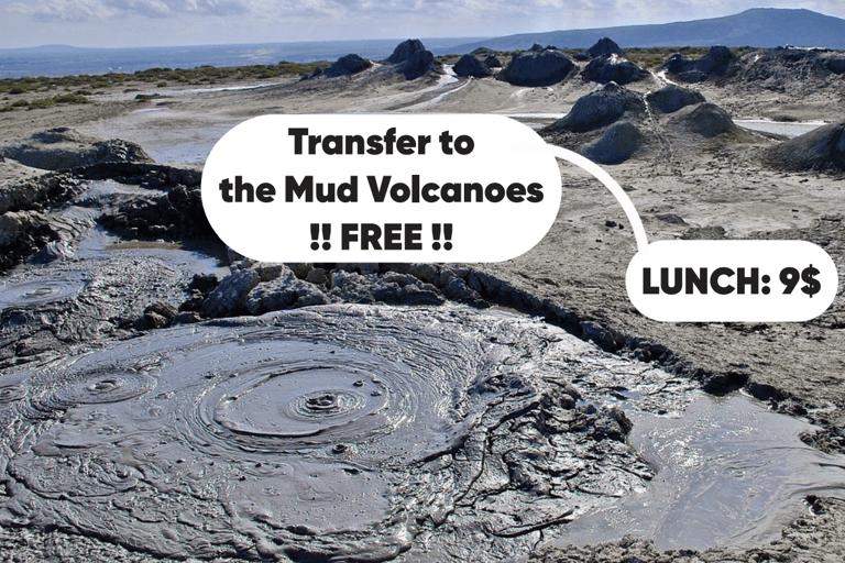 Baku: tour di Gobustan, vulcani di fango e YanardagCon guida che parla portoghese