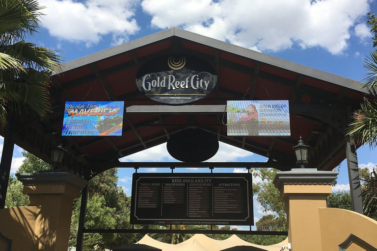Johannesburg: Gold Reef City, Mining & Apartheid Museum Tour Small Group sharing Rate