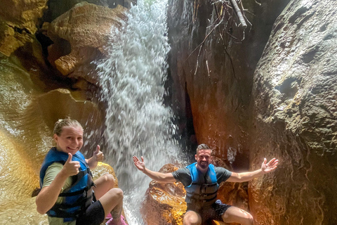 San Juan: Arenales Caves, Waterfall, Spring & River Swimming