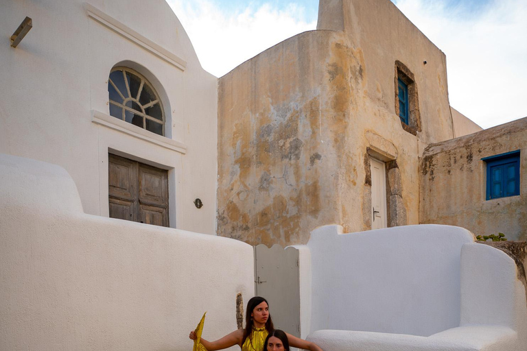 Capture Your Santorini Dream: Flying Dress Photography