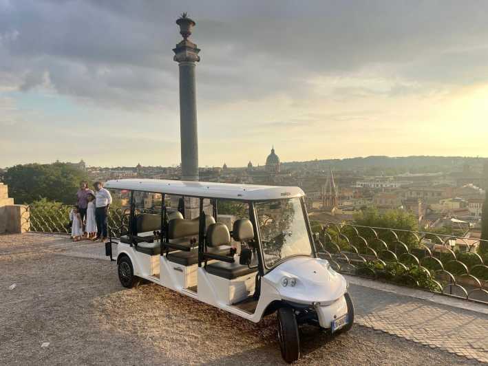 Rzym: Prywatna wycieczka krajoznawcza wózkiem golfowym