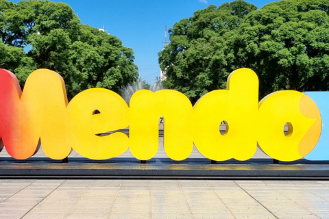 Mendoza: Walking & Wine Tour with Tastings & San Martin Park